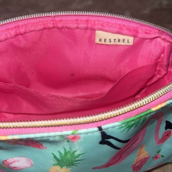 Kestrel Flamingo Print Cosmetic Bag - Picture 7 of 7